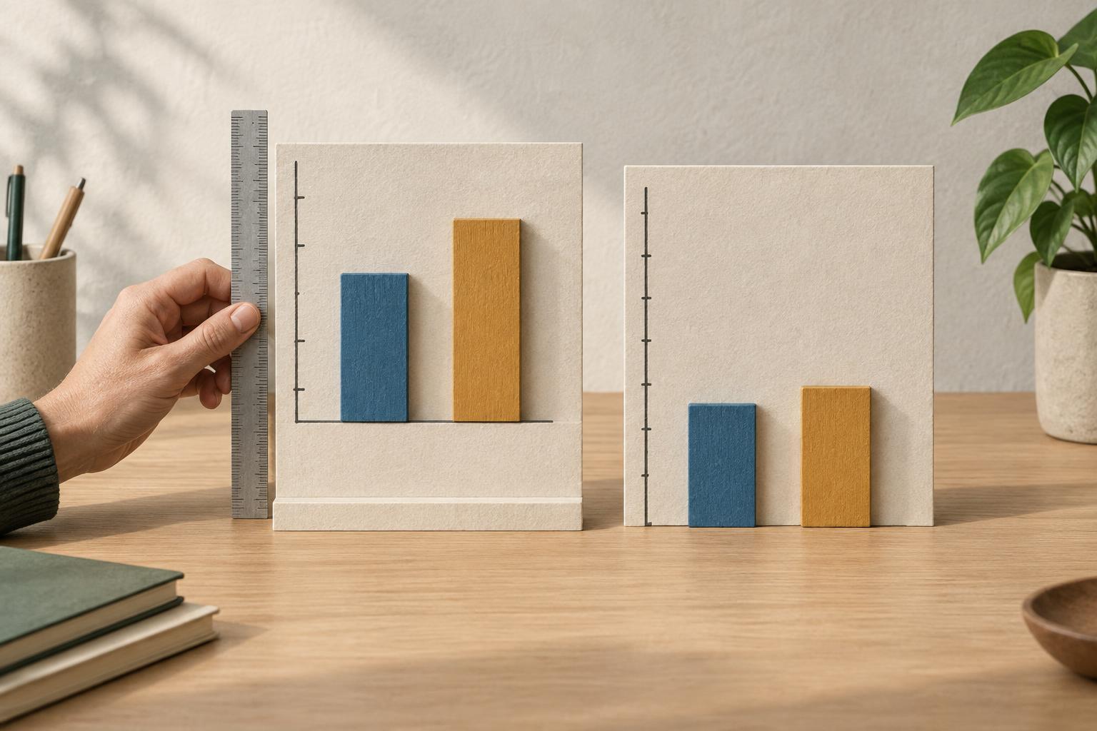 How Truncated Axes and Uneven Scales Distort Charts